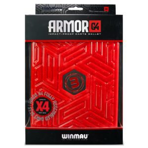 Etui futeral Winmau Armor G4 czerwone 8348