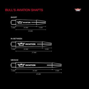 Násadky na šípky Bulls Aviation
