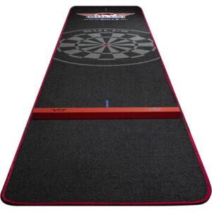 Dartmatte dart Bulls Carpet czarno rot 300x65 1