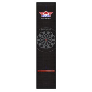 Dartmatte für Darts Bulls Carpet czarno rot 300x65 1