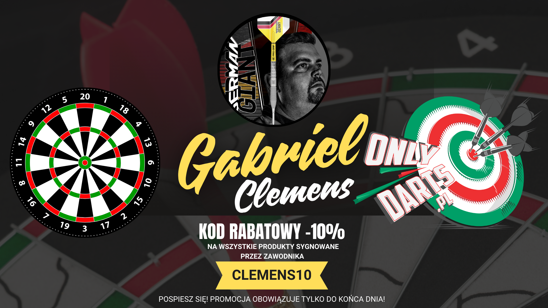Gabriel Clemens - Październik z Zawodnikiem w OnlyDarts.pl