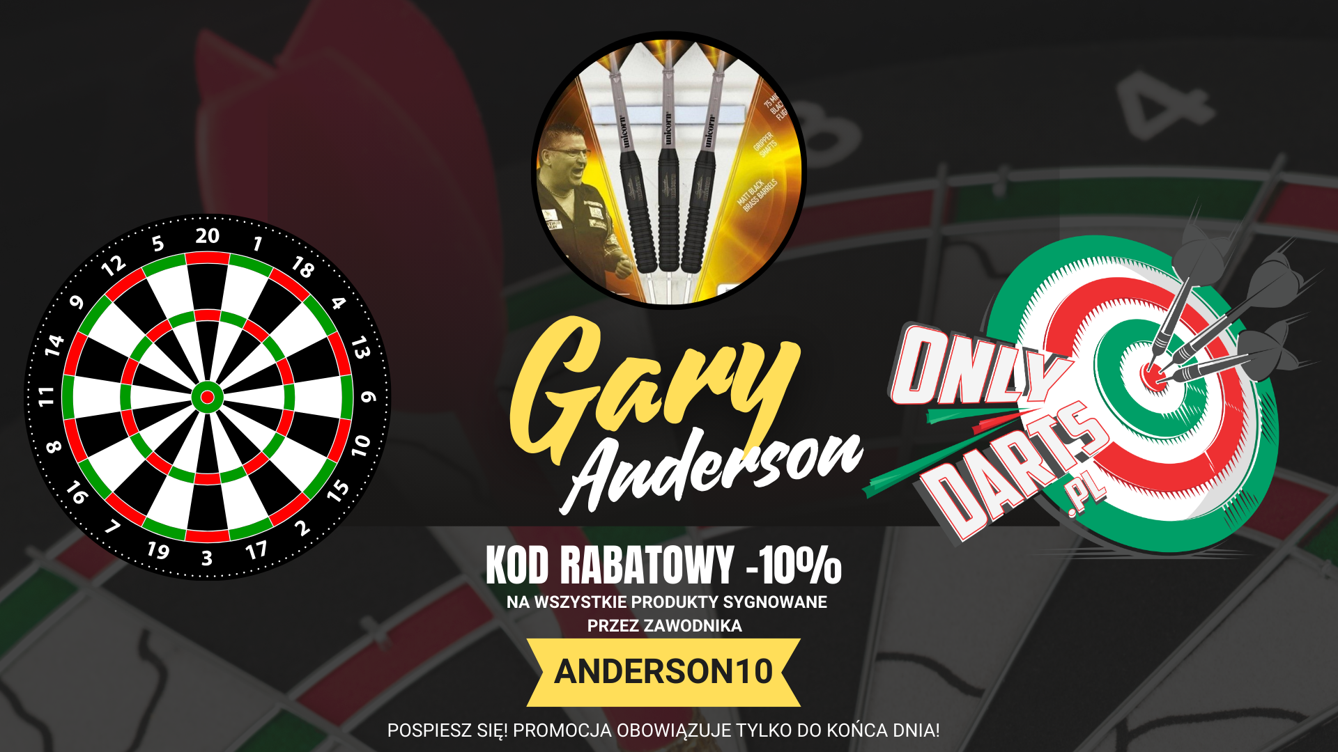 Gary Anderson - Październik z Zawodnikiem w OnlyDarts.pl