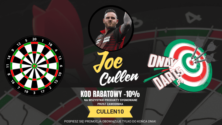joe cullen kod rabatowy onlydarts pl