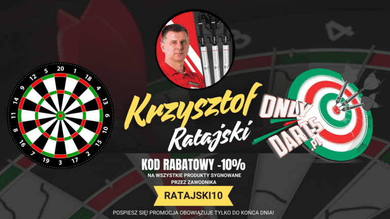 krzysztof ratajski kod rabatowy onlydarts pl