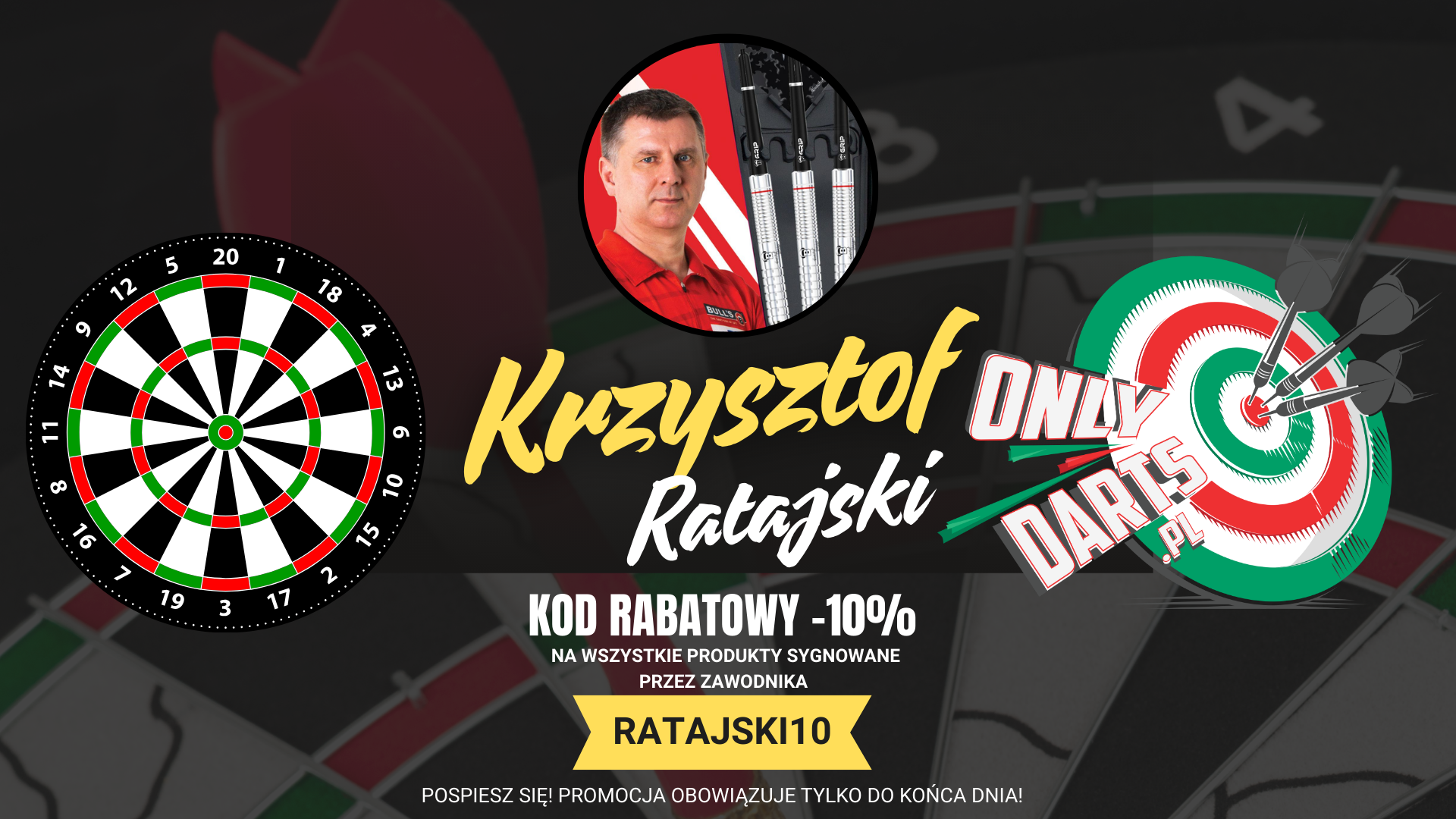 Krzysztof Ratajski - Październik z Zawodnikiem w OnlyDarts.pl
