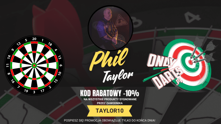 phil taylor kod rabatowy onlydarts pl
