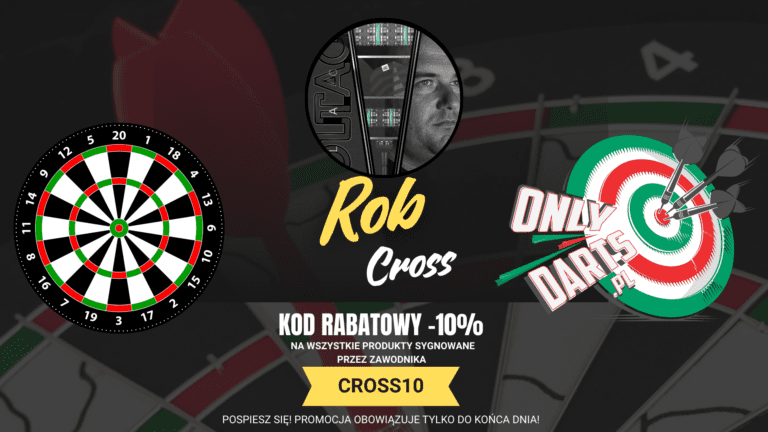 rob cross kod rabatowy onlydarts pl