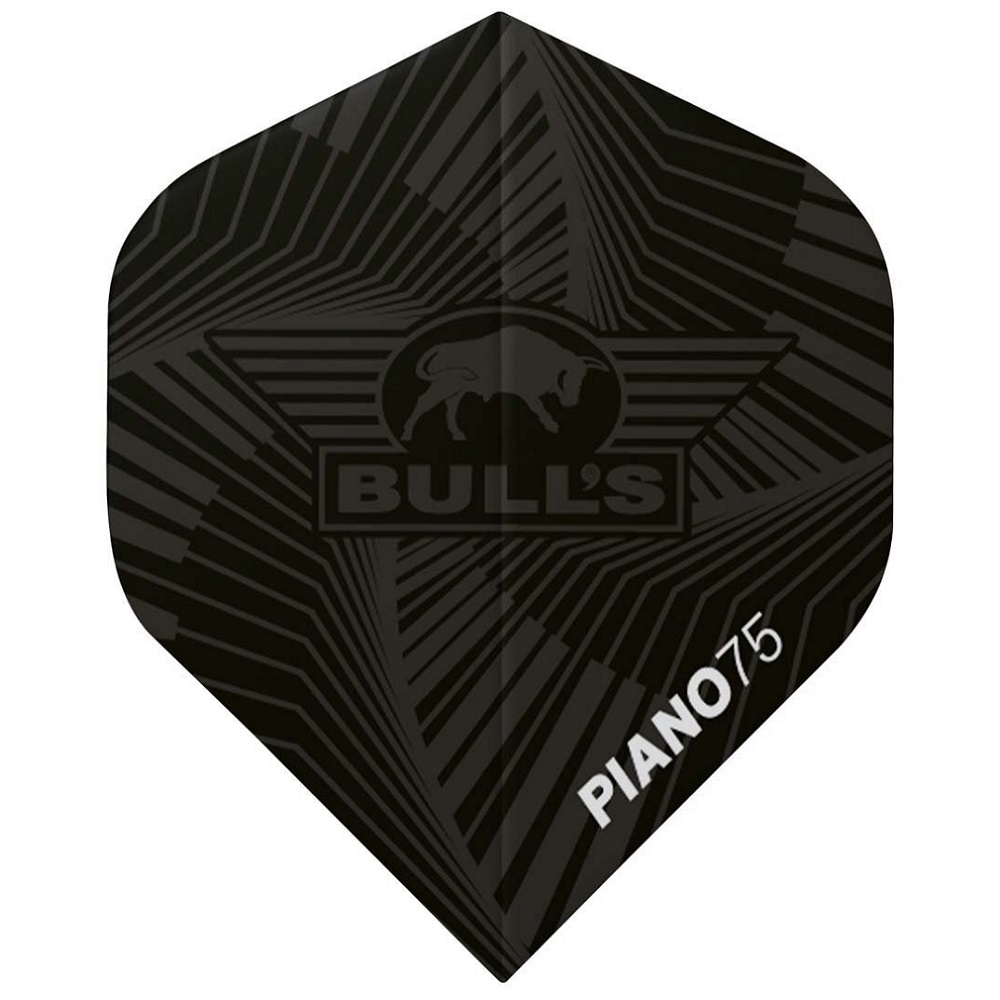 Letky na šipky Bulls Piano 75 černá