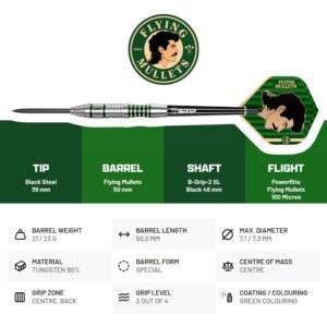 Lotki rzutki Flying Mullets dart