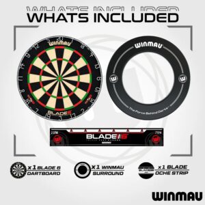 sada na šipky Winmau Blade 6 bundle 5348 Terč Ochranný okruh