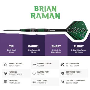 Lotki rzutki Bulls Brian Raman E2 barrel