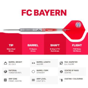 Šipky BEAZD FC Bayern Munchen barrel