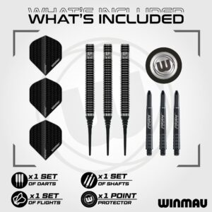 Šípky Winmau Blackout soft 2061 zawartosc