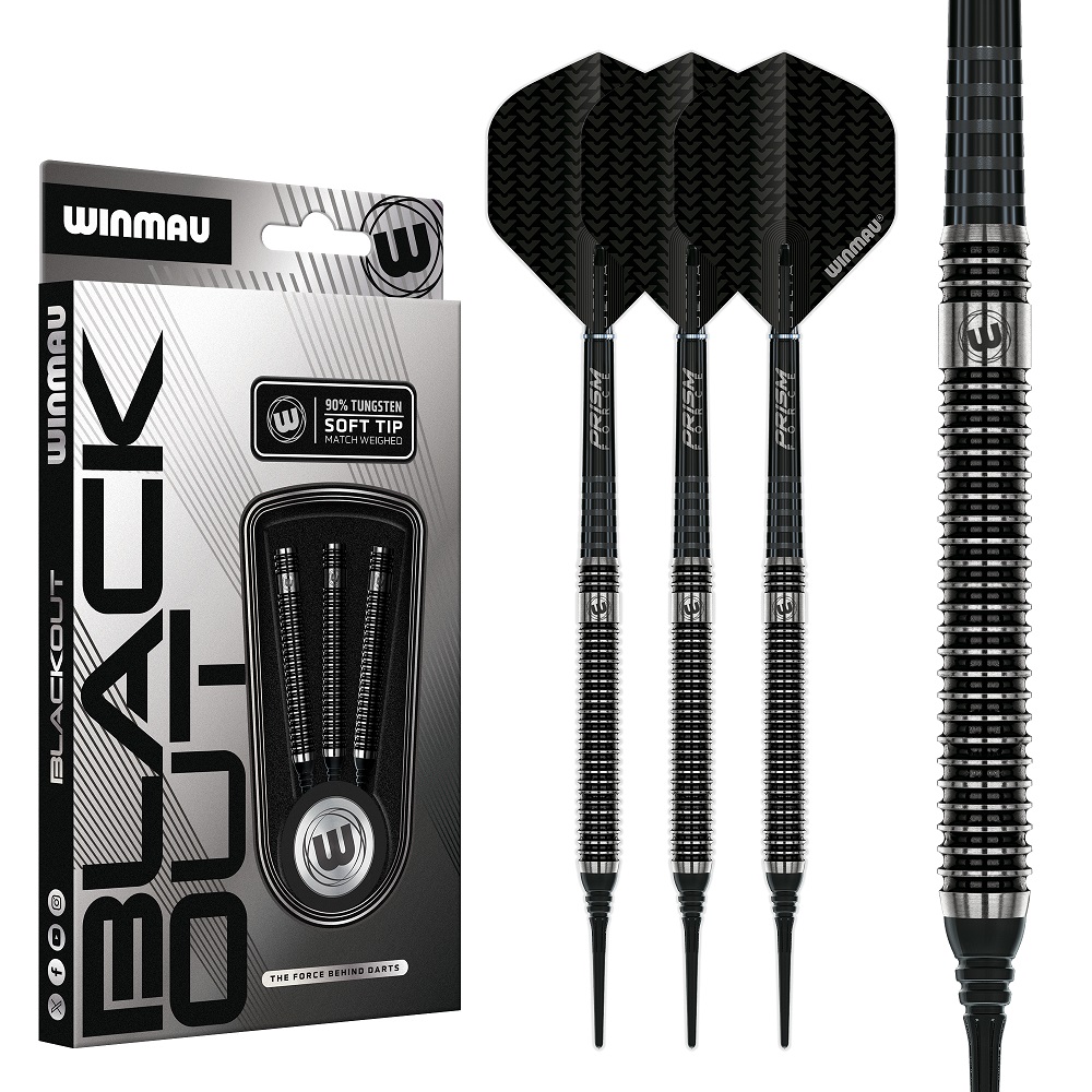 Šípky Winmau Blackout soft 2061