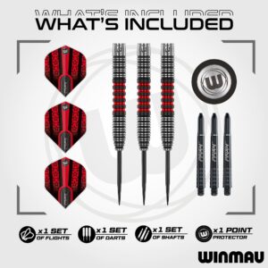 Lotki rzutki Winmau Joe Cullen Signature Edition 1462 zawartosc