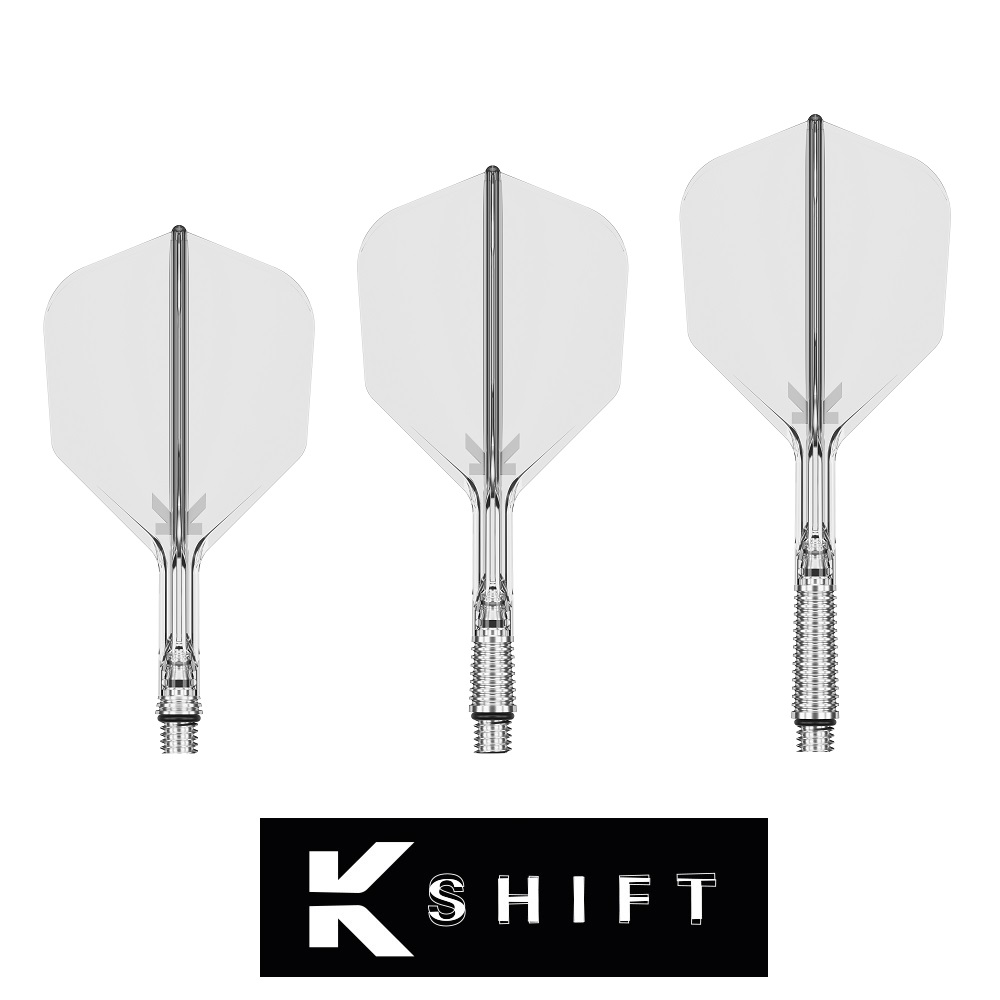 Integrated flights and shafts Target K Shift clear transparent n06